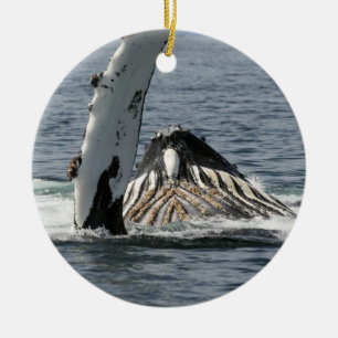 Humpback Whale Ceramic Ornament