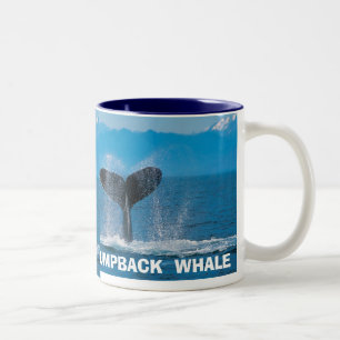 Humpback Whale, Humpback Whale, HUMPBACK  WHALE... Two-Tone Coffee Mug