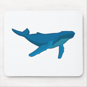 Humpback Whale Mouse Pad