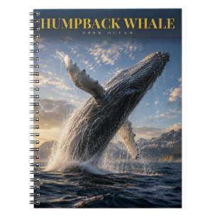 Humpback Whale Open Ocean ANIMALS Notebook