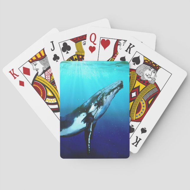 Humpback Whale Playing Cards (Back)