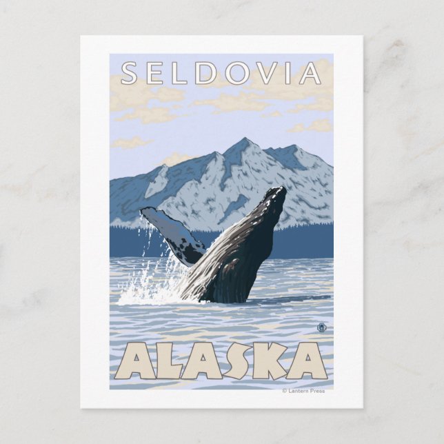 Humpback Whale - Seldovia, Alaska Postcard (Front)