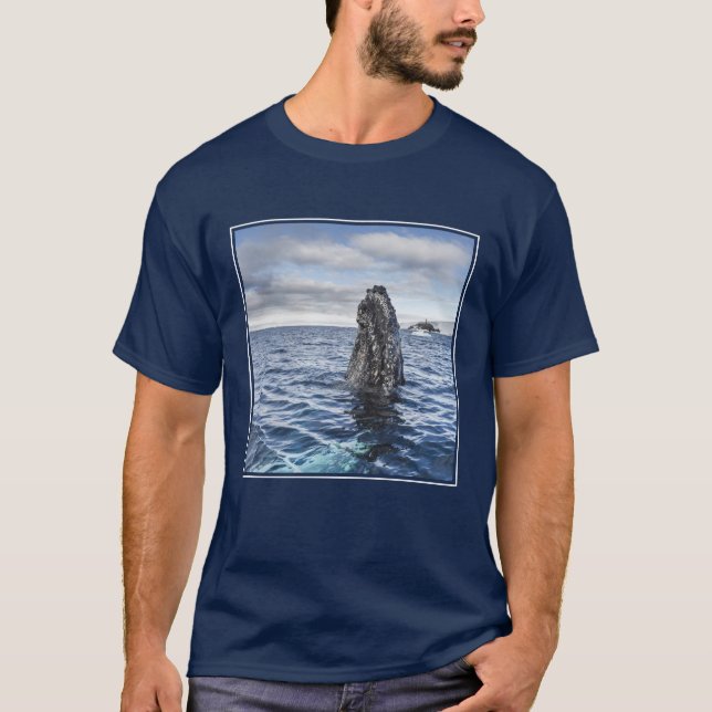 Humpback Whale Spyhops | Hope Bay, Antarctica T-Shirt (Front)