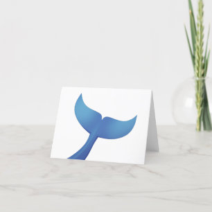 Humpback Whale Tail V2 Thank You Card