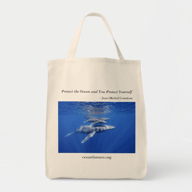 Humpback Whales Reusable Bag (Front)