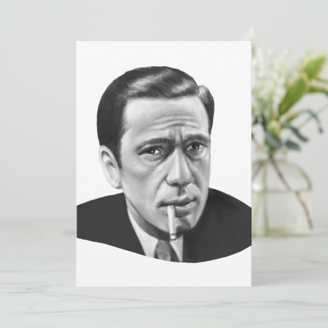 Humphrey Bogart Holiday Card (Standing Front)