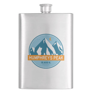 Humphreys Peak Arizona Stars Moon Hip Flask