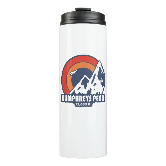 Humphreys Peak Arizona Sun Eagle Thermal Tumbler (Front)