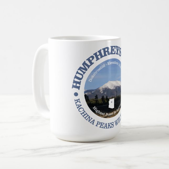 Humphrey's Peak Coffee Mug (Front Left)