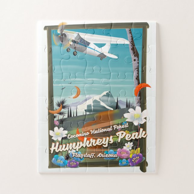 Humphreys Peak,Humphreys Peak,Flagstaff,Arizona Jigsaw Puzzle (Vertical)