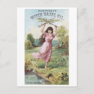 Humphrey's Witch Hazel OIl Postcard