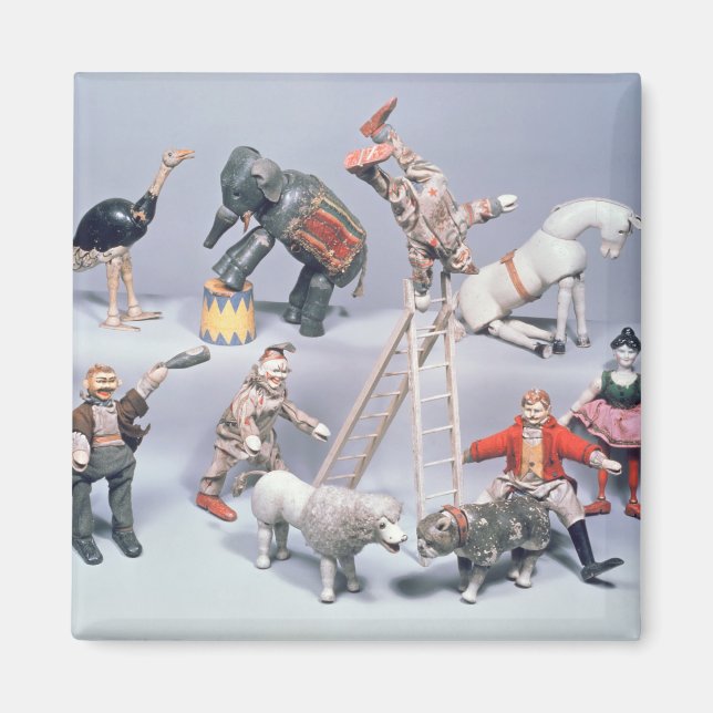Humpty Dumpty Circus acrobats and menagerie Magnet (Front)