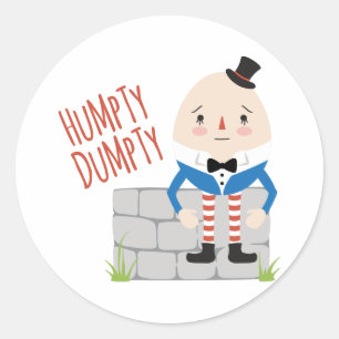 Humpty Dumpty Classic Round Sticker