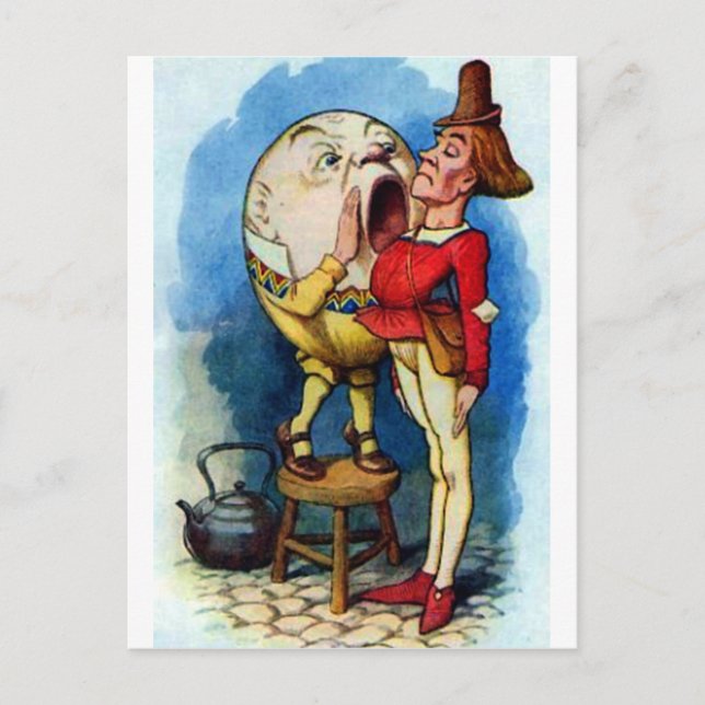 Humpty Dumpty Full Colour Postcard (Front)