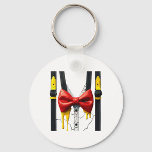 Humpty Dumpty Halloween Costume Cracked Egg Keychain