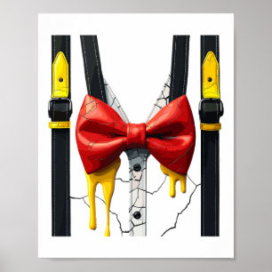 Humpty Dumpty Halloween Costume Cracked Egg  Poster