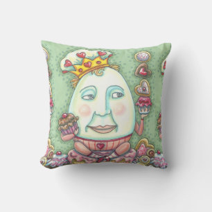 Humpty Dumpty Hearts THROW PILLOW Customize