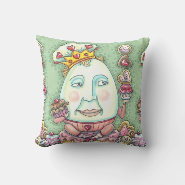 Humpty Dumpty Hearts THROW PILLOW Customize (Front)