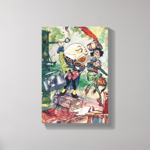 Humpty Dumpty in Wonderland Canvas Print