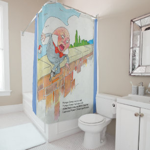 Humpty Dumpty on Wall Mother Goose Nursery Rhyme