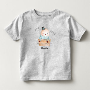 Humpty Dumpty Personalized Toddler T-shirt