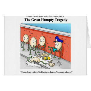 Humpty Dumpty Police Investigation Drôle Cadeaux