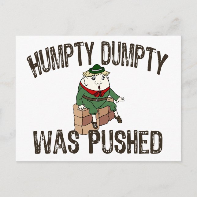Humpty Dumpty Postcard (Front)