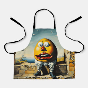 Humpty Dumpty sits on a wall Apron