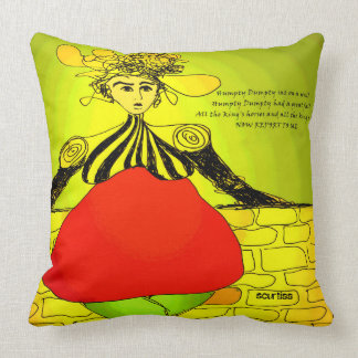Humpty Dumpty Throw Pillow