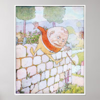 Humpty Dumpty Vintage Illustration