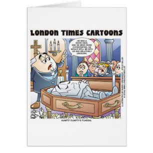 Humpty Dumptys Funérailles Funny Dons de dessin an