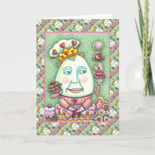 HUMPTY KING OF HEARTS AND CONFECTIONS, VALENTINE HOLIDAY CARD