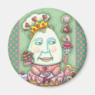 HUMPTY KING OF HEARTS AND CONFECTIONS, VALENTINE MAGNET