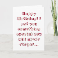 Humpty Nightmare Birthday Card.