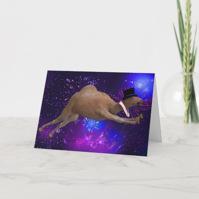 Humpy Jumpy Happy New Year   Holiday Card (Front)