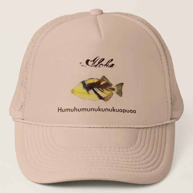 Humuhumunukunukuapuaa , Aloha Trucker Hat (Front)