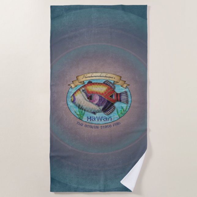 Humuhumunukunukuapua'a Beach Towel (Front)