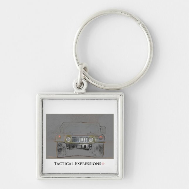 Humvee Coloured Pencil Products Keychain (Front)