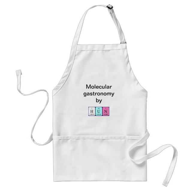 Hun periodic table name apron (Front)
