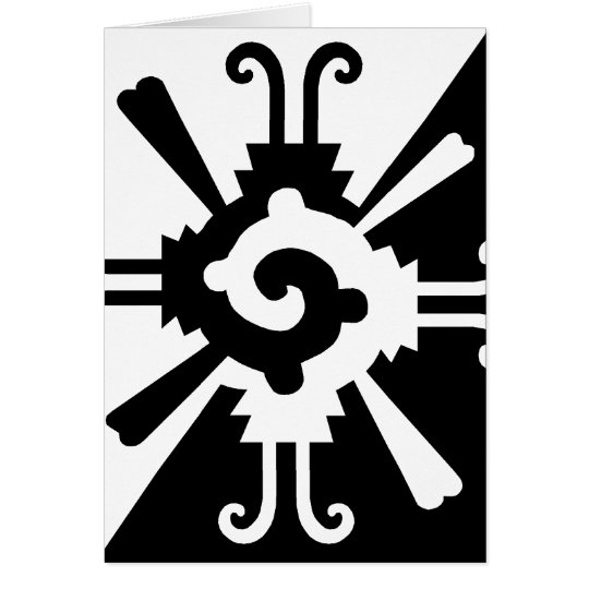 Hunab Ku-Black and White Card