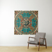 Hunab Ku with double headed serpent -colour