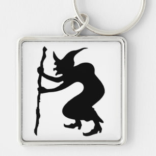 HUNCHBACK HALLOWEEN WITCH KEYCHAIN