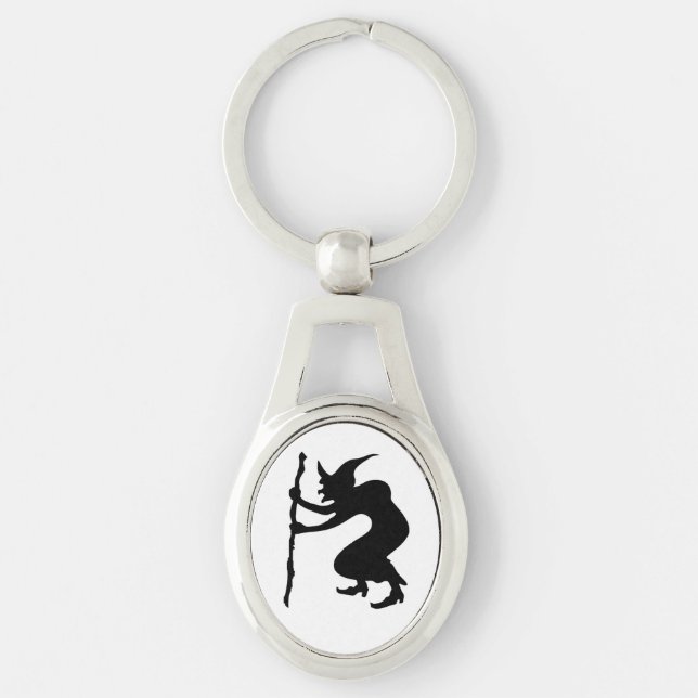 HUNCHBACK HALLOWEEN WITCH KEYCHAIN (Front)
