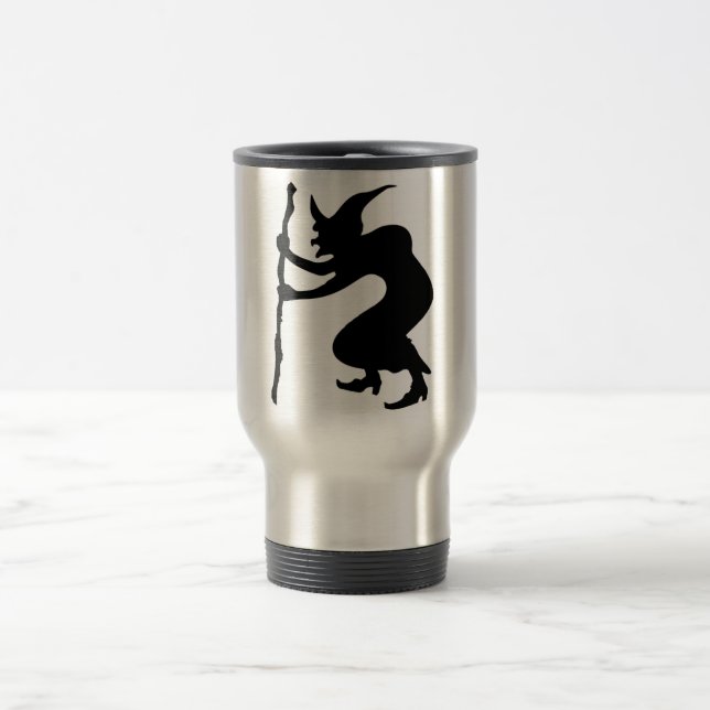HUNCHBACK HALLOWEEN WITCH TRAVEL MUG (Center)