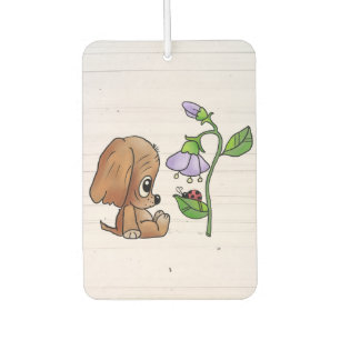 Hund und Blume    Air Freshener