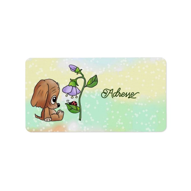 Hund und Blume Label (Front)