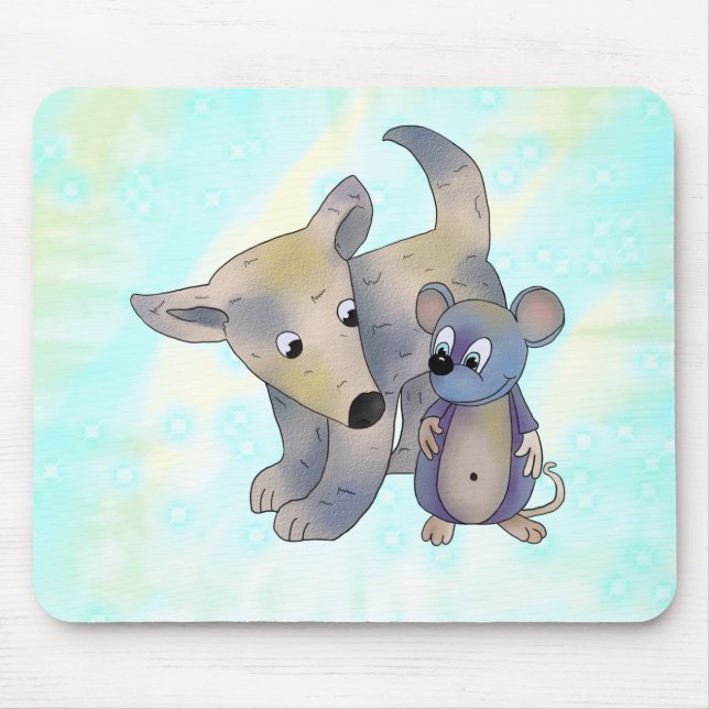 Hund und Maus  Mouse Pad (Front)