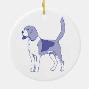 Hunderasse Beagel Ceramic Ornament
