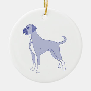 Hunderasse Boxer Ceramic Ornament