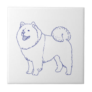 Hunderasse Chow-Chow Tile